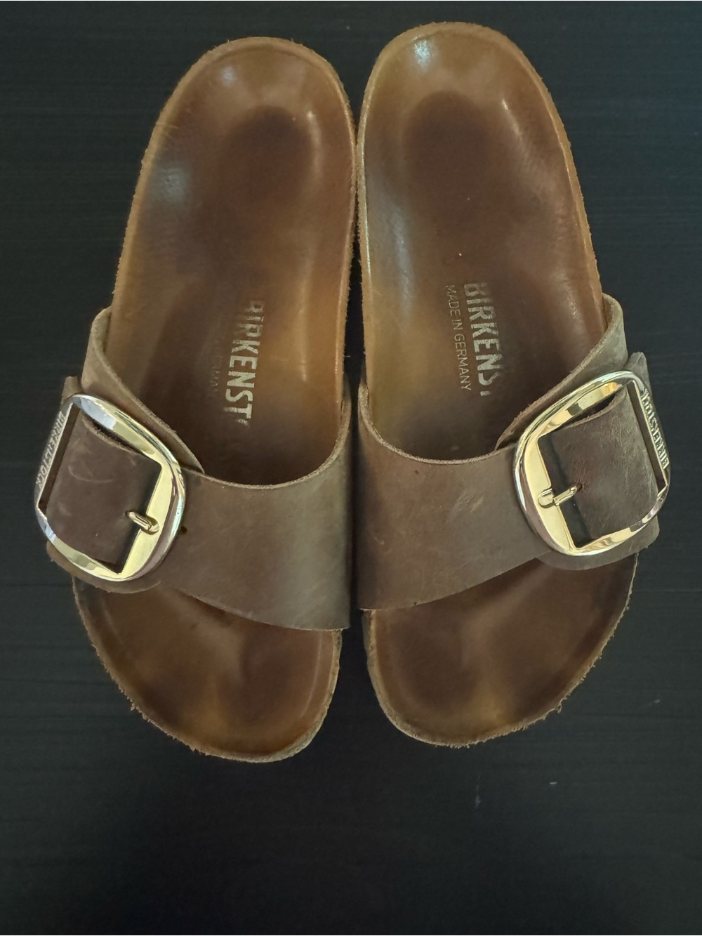 Birkenstock Madrid Big Buckle Cognac 37
